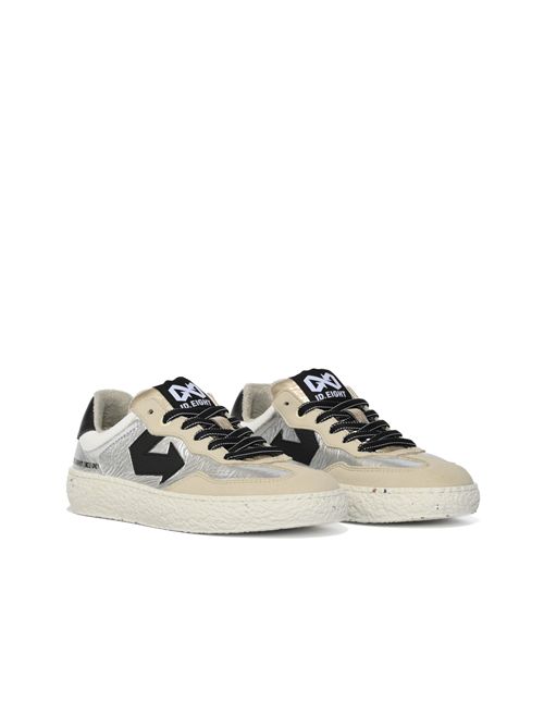 Sneakers Uriduri Silver in materiale riciclato Id. Eight | URI DSILVER